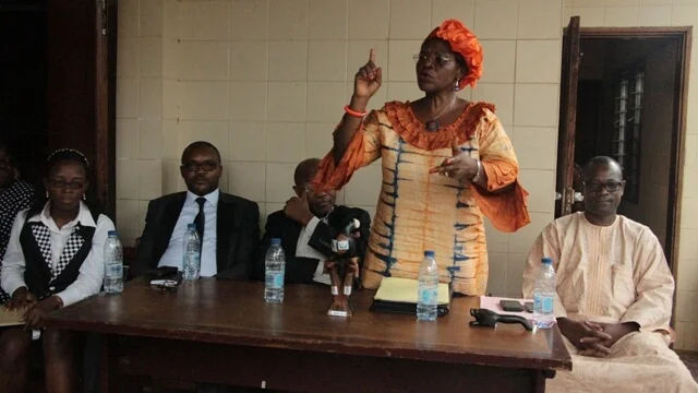 l'allocution de la 1ère vice PCA de l'AMC2.